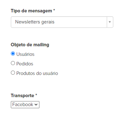 		<p>		Novo transporte nas listas de e-mail	</p>	
