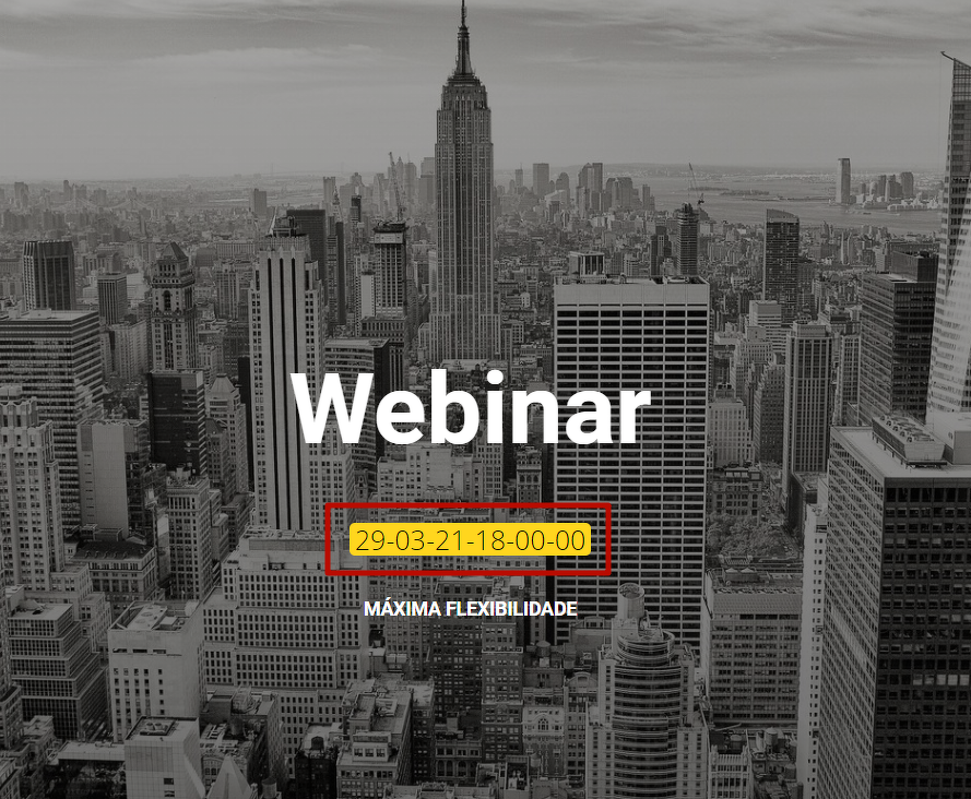 		<p>		Exibir a data usando uma variável na página.	</p>	